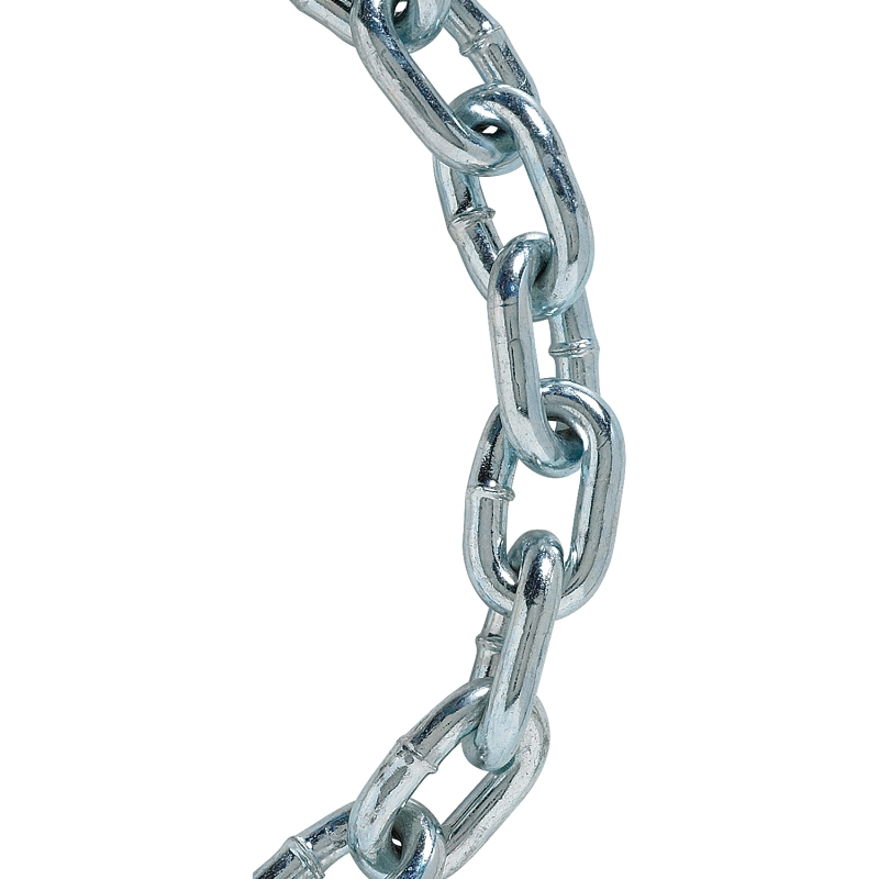 45929 Proof Coil Chain, 1300 lb, 3/16 in Dia Wire, 20 ft L, Low Carbon Steel, Electro Galvanized/Zinc Plated