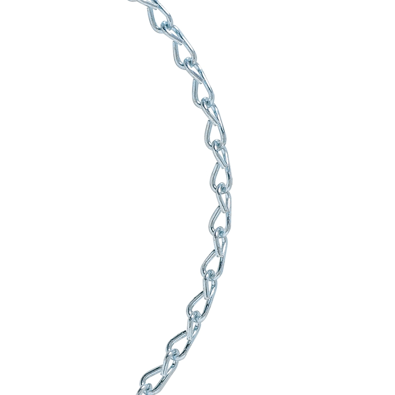 45962 Single Loop Chain, 10 ft L, Low Carbon Steel, Galvanized/Zinc Plated, 10 lb Working Load