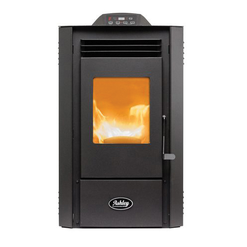 Ashley Hearth AP5613-P Pellet Stove with 50 lb Hopper, 18-1/2 in W, 21.3 in D, 33.9 in H, 30,000 Btu/hr Heating