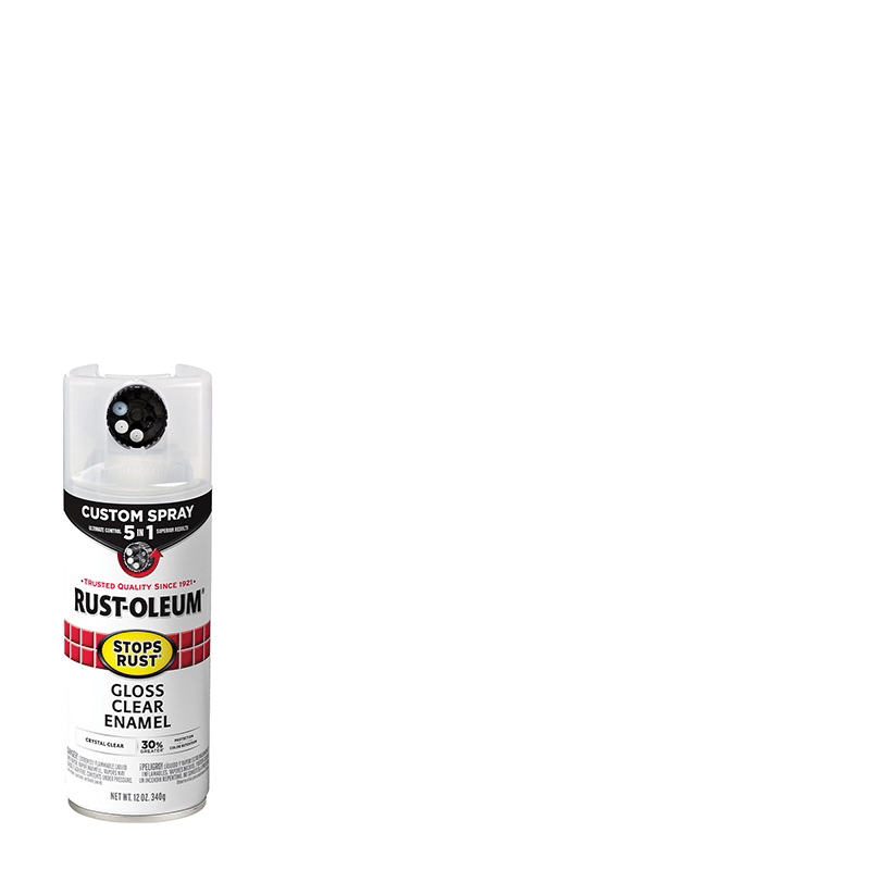 Rustoleum clear hot sale gloss enamel