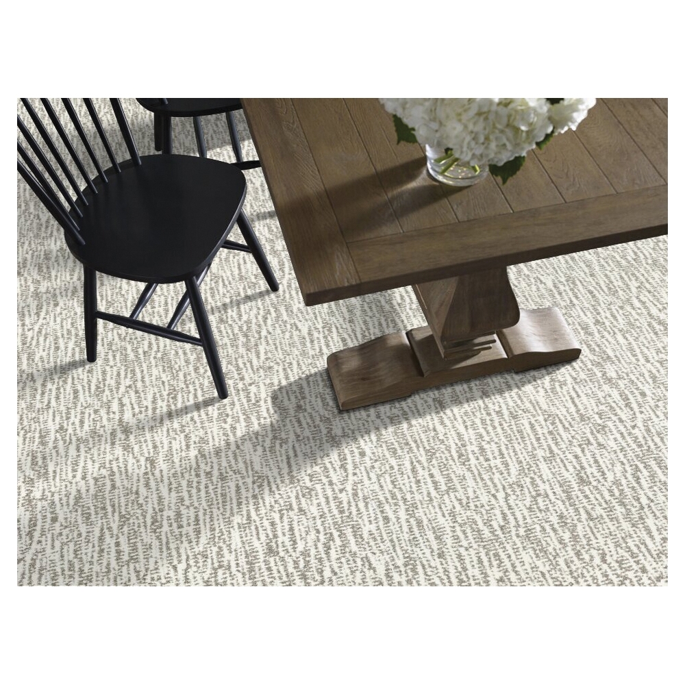 Shaw Floors Obvious Choice, Pet Perfect Plus Series E9648-00100 Indoor Carpet, Super Fine, 12 ft W, Abstract Pattern - 2