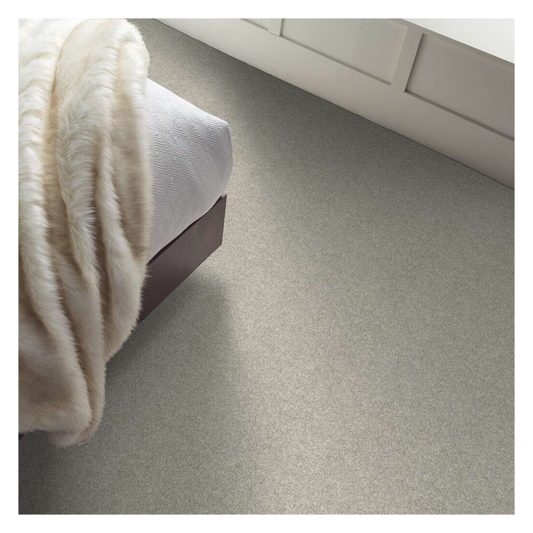 Shaw Floors All Over It I Simply The Best Series E9870-00100 Indoor Carpet, 12 ft W, Solid Pattern, PET Rug, Oatmeal - 5