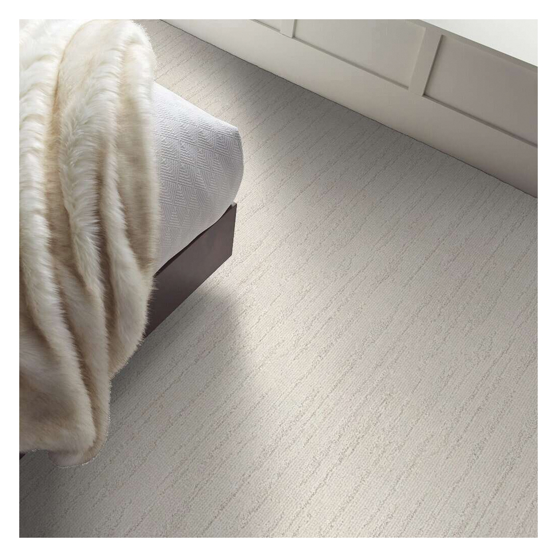 Shaw Floors All The Way, Simply The Best Series E9872-00100 Indoor Carpet, Milk White, 12 ft W, Miscellaneous Pattern - 5