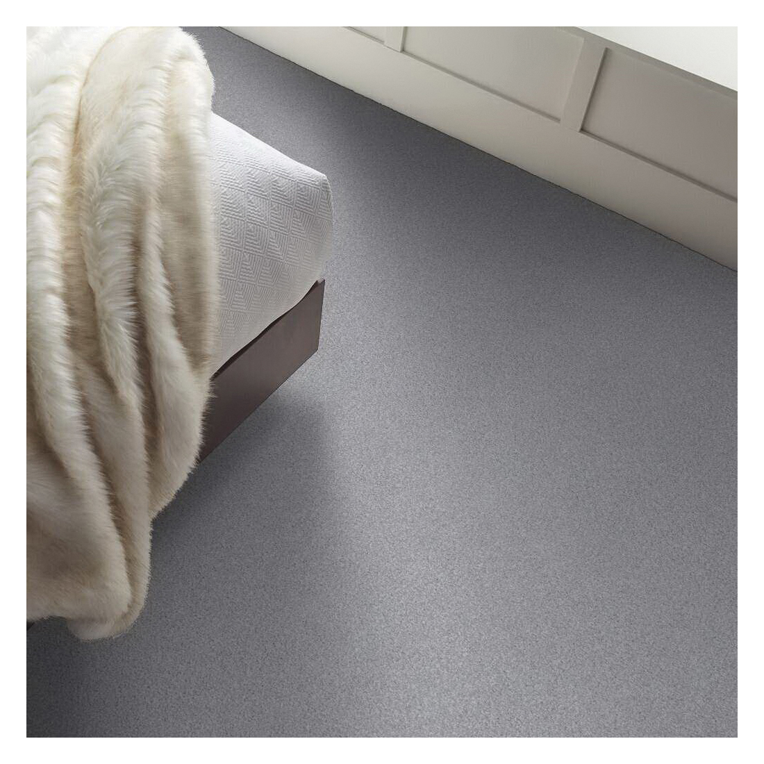 Shaw Floors Simply The Best, Absolutely IT Series 5E084-00100 Indoor Carpet, Heavy Frost, 12 ft W, Tonal Pattern - 3