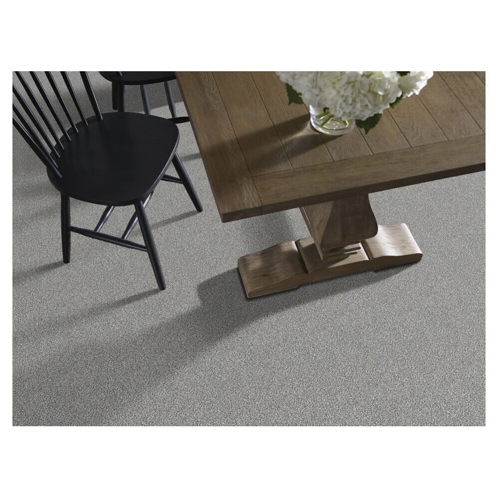 Shaw Floors Within Reach I, Simply The Best Series 5E259-00101 Indoor Carpet, Serene Still, 12 ft W, Tonal Pattern - 3