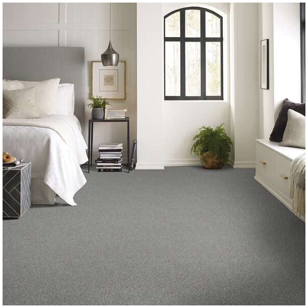 Shaw Floors Within Reach I, Simply The Best Series 5E259-00101 Indoor Carpet, Serene Still, 12 ft W, Tonal Pattern - 4