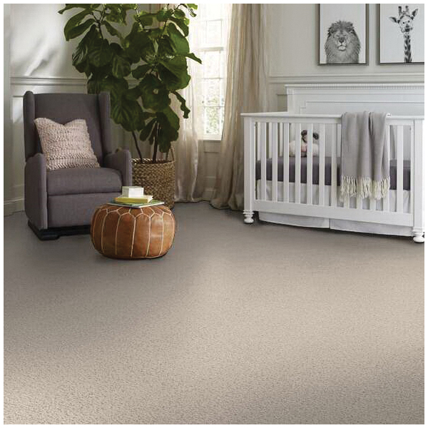 Shaw Floors Caress Rich Opulence Series CCS88-00104 Indoor Carpet, 12 ft W, Solid Pattern, Nylon Rug, Awaken - 3