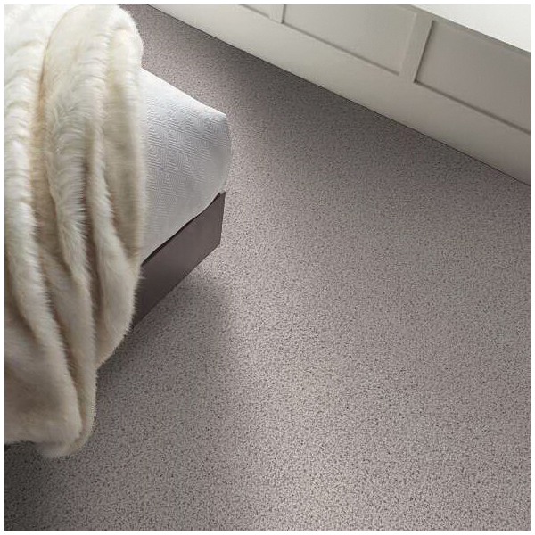 Shaw Floors Caress Rich Opulence Series CCS88-00106 Indoor Carpet, 12 ft W, Solid Pattern, Nylon Rug, Mist - 4