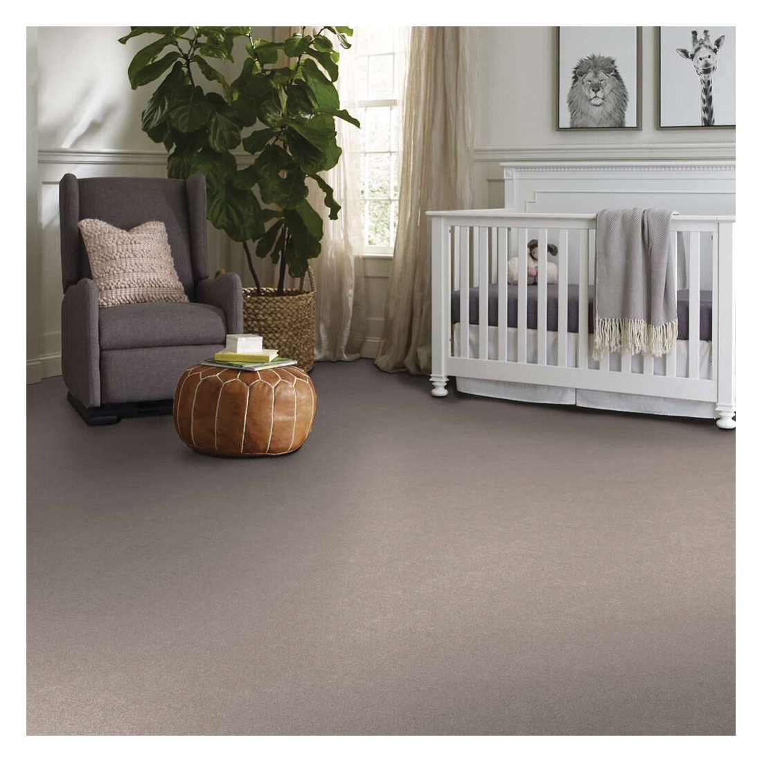 Shaw Floors Momentum II Simply The Best Series E9968-102S Indoor Carpet, 12 ft W, Solid Pattern, PET Rug, Boutique - 4