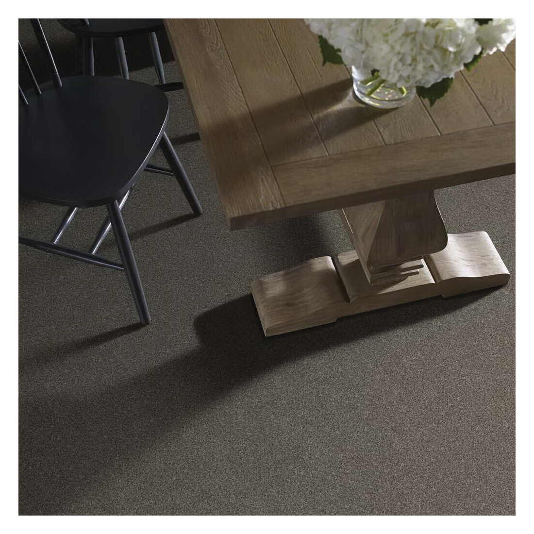 Shaw Floors Simply The Best Without Limits III Series 5E484-00501 Indoor Carpet, 12 ft W, Polyester Rug, Tundra - 3