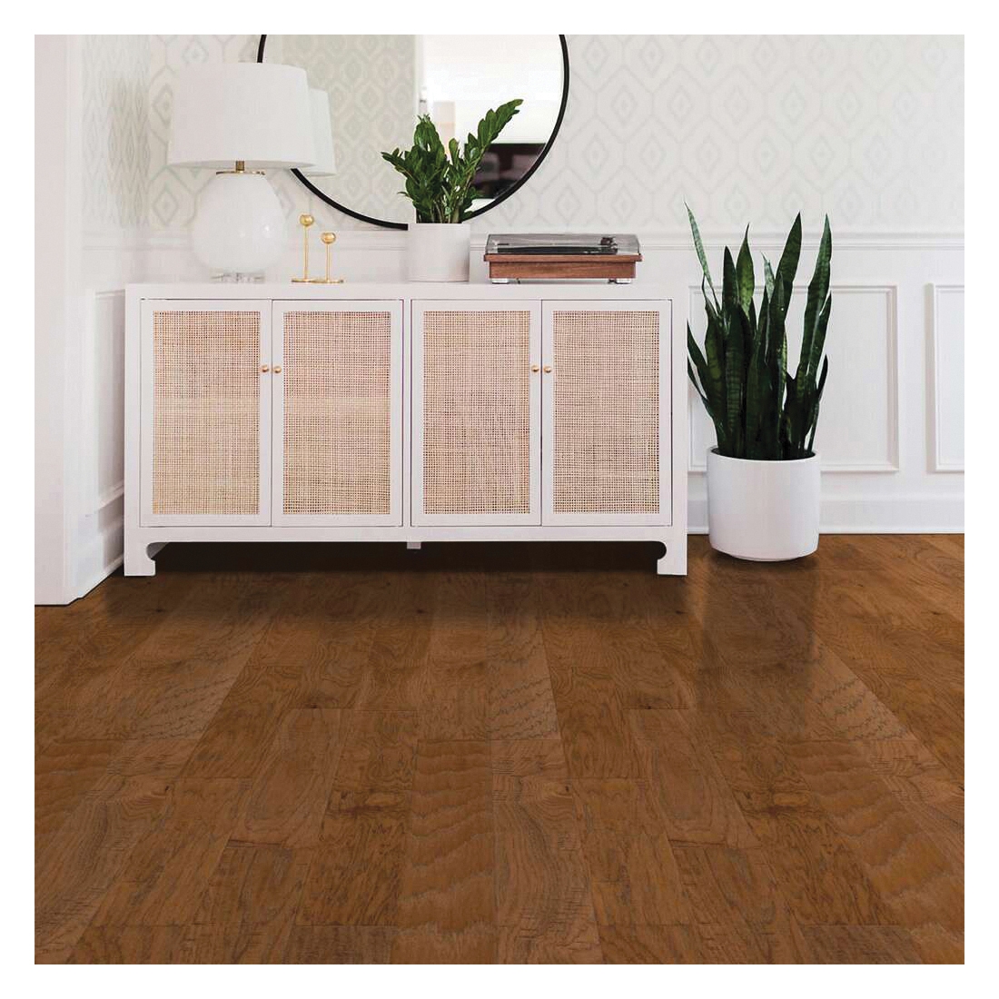 Shaw Floors Arbor Place, Shaw Hardwoods Series 00267-SW512 Engineered Hardwood, Summer House, 13 in L, 5 in W - 3