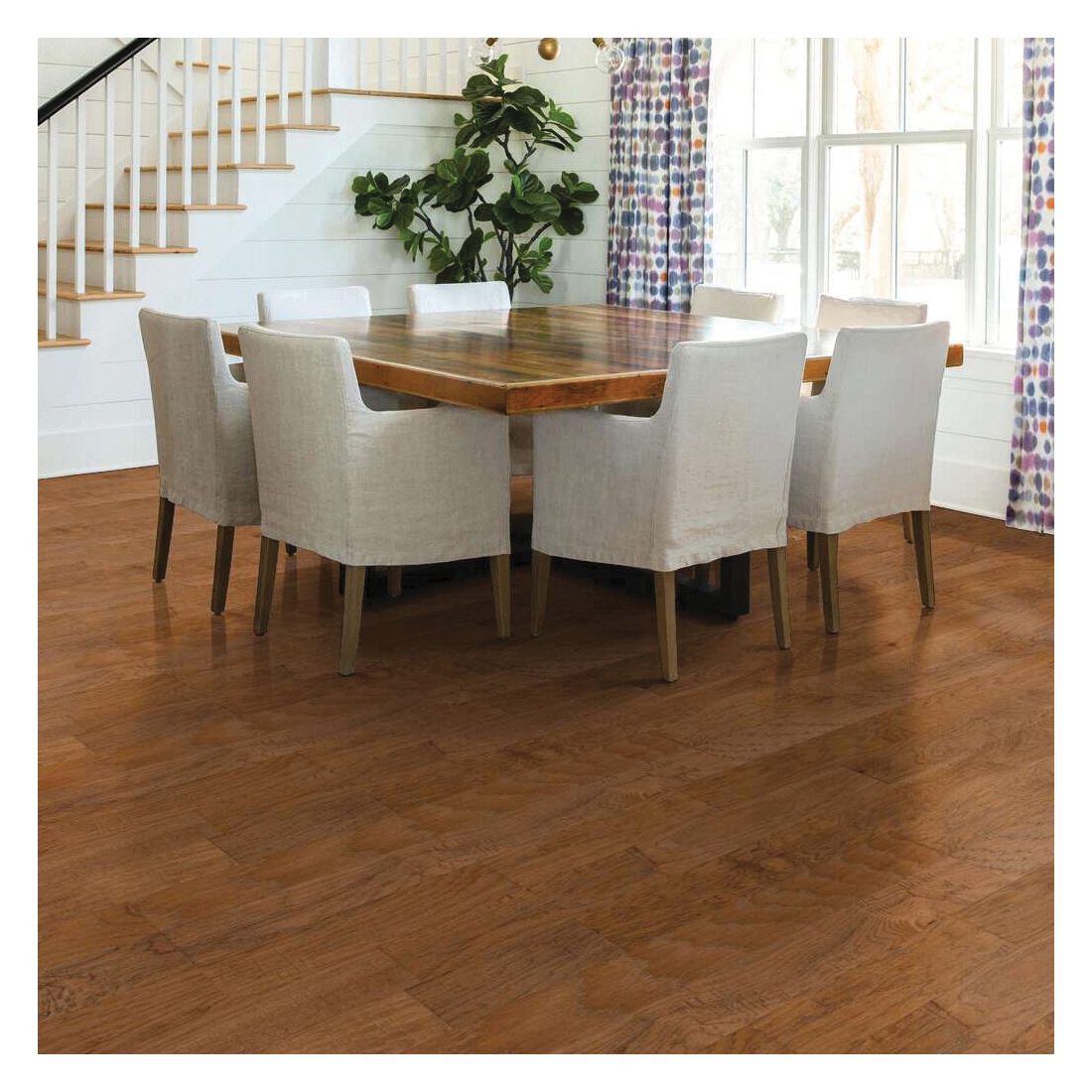 Shaw Floors Arbor Place, Shaw Hardwoods Series 00267-SW512 Engineered Hardwood, Summer House, 13 in L, 5 in W - 4