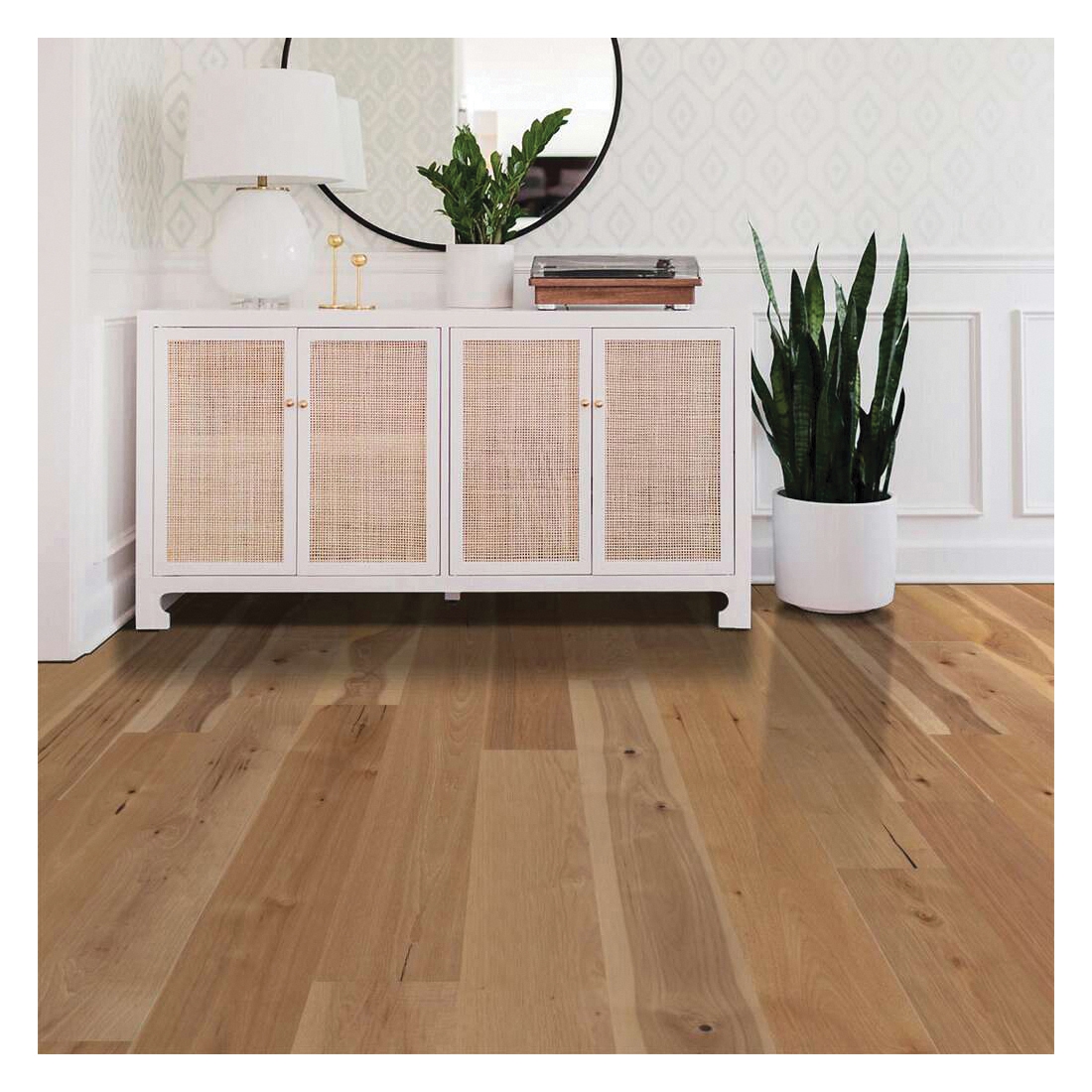 Shaw Floors Castlewood Hickory, Shaw Hardwoods Series 00993-SW486 Engineered Hardwood, Coat Of Arms, 7.48 in W - 3