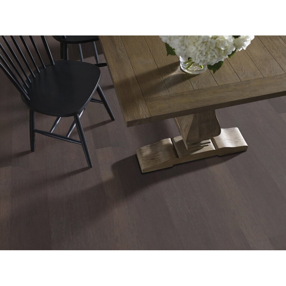 Shaw Floors Sequoia Hickory, Shaw Hardwoods Series 00510-SW539 Engineered Hardwood, Granite, 10 in L, 5 in W - 2