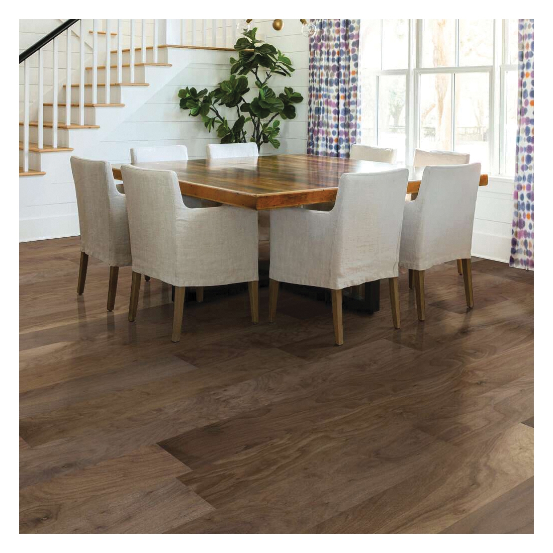 Shaw Floors Landmark Walnut, Repel Hardwood Series 01013-SW599 Engineered Hardwood, Lincoln, 20 in L, 9-1/4 in W - 4