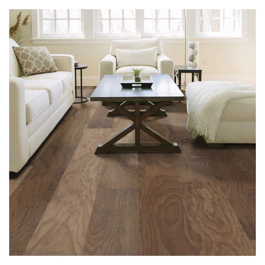 Shaw Floors Landmark Walnut, Repel Hardwood Series 01013-SW599 Engineered Hardwood, Lincoln, 20 in L, 9-1/4 in W - 5