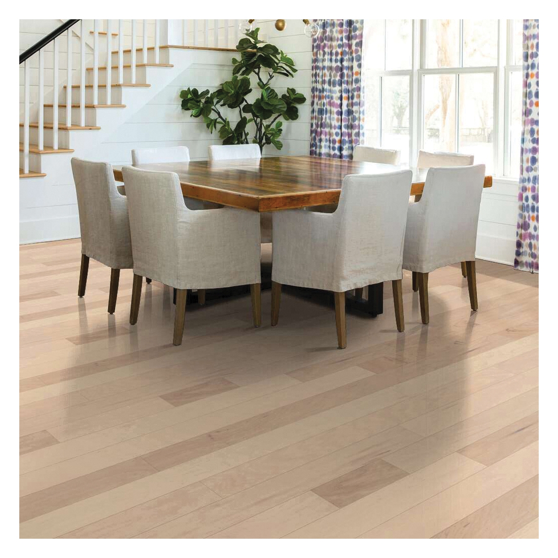 Shaw Floors Northington Brushed Shaw Hardwoods Series 01032-SW670 Engineered Hardwood, 8 in L, 4.94 in W, Canopy - 4