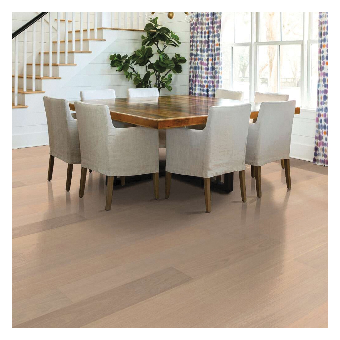 Shaw Floors Castlewood Prime Shaw Hardwoods Series 01095-SW739 Engineered Hardwood, 14.6 in L, 7-1/2 in W, Turret - 4