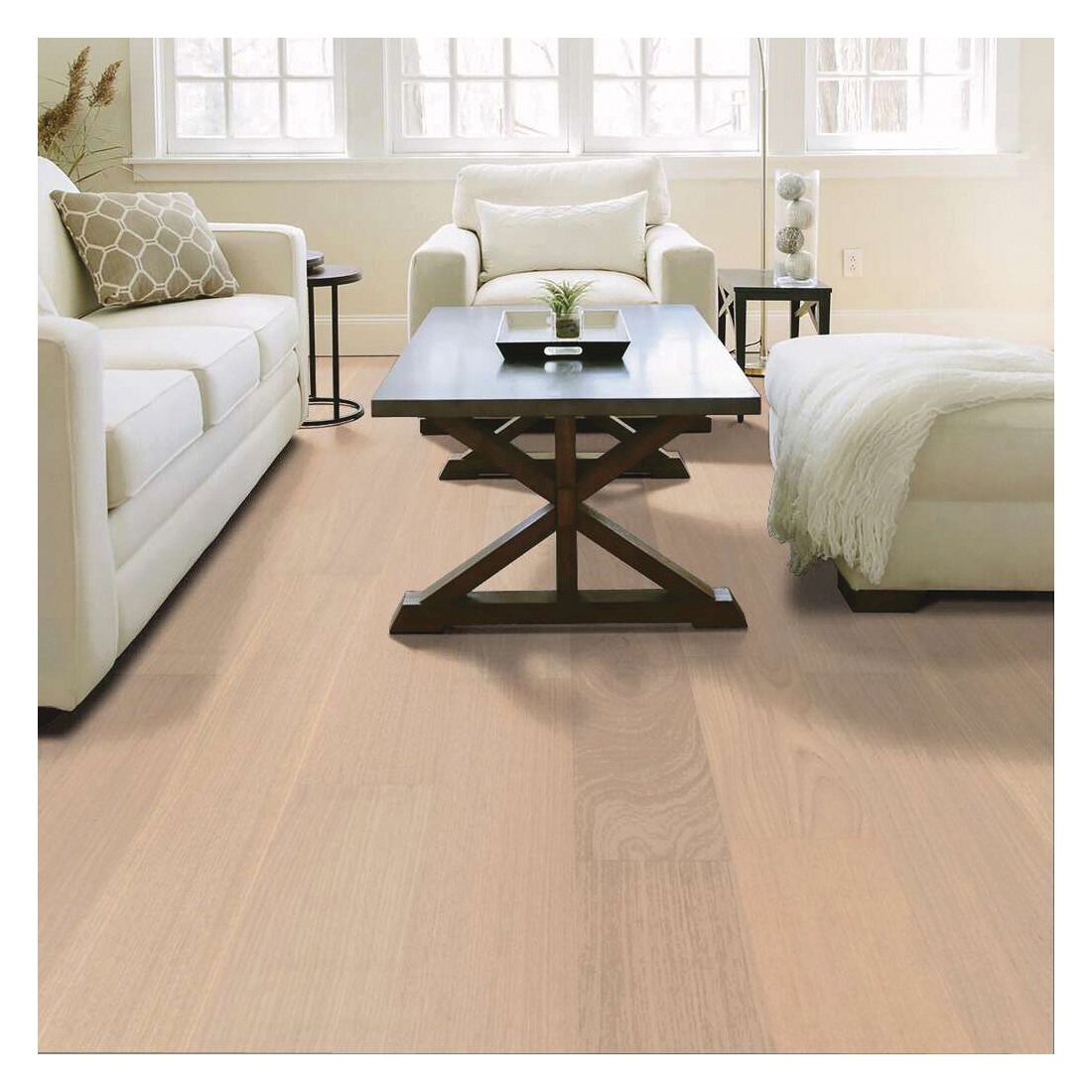 Shaw Floors Castlewood Prime Shaw Hardwoods Series 01095-SW739 Engineered Hardwood, 14.6 in L, 7-1/2 in W, Turret - 5