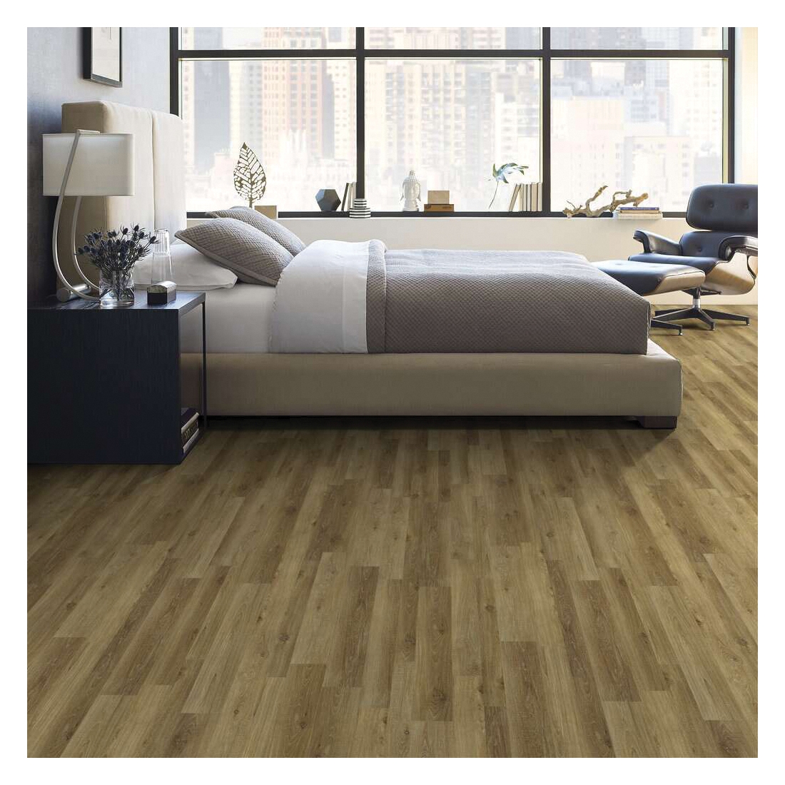 Shaw Floors Designer Mix Versalock Laminate Series SL098-01003 Laminate Flooring, Lock N Place Profile, Wood, Anneal - 5