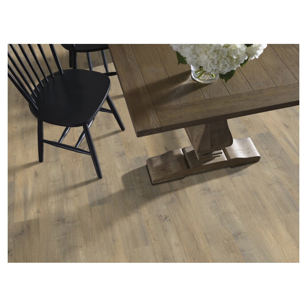Shaw Floors Simplicity Plus Versalock Laminate Series SL442-01004 Laminate Flooring, Lock N Place Profile, Wood, Forge - 2