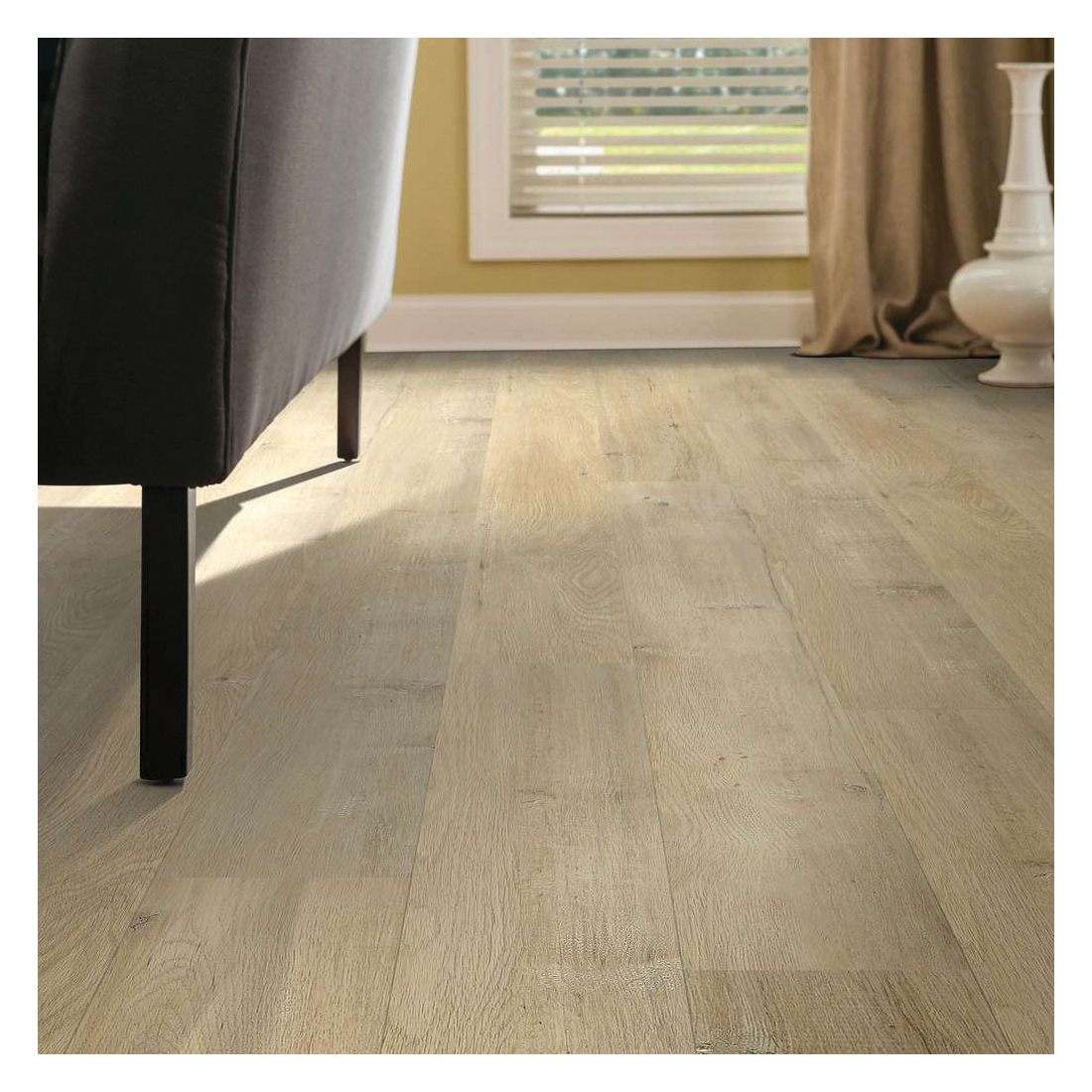 Shaw Floors Simplicity Plus Versalock Laminate Series SL442-01004 Laminate Flooring, Lock N Place Profile, Wood, Forge - 3