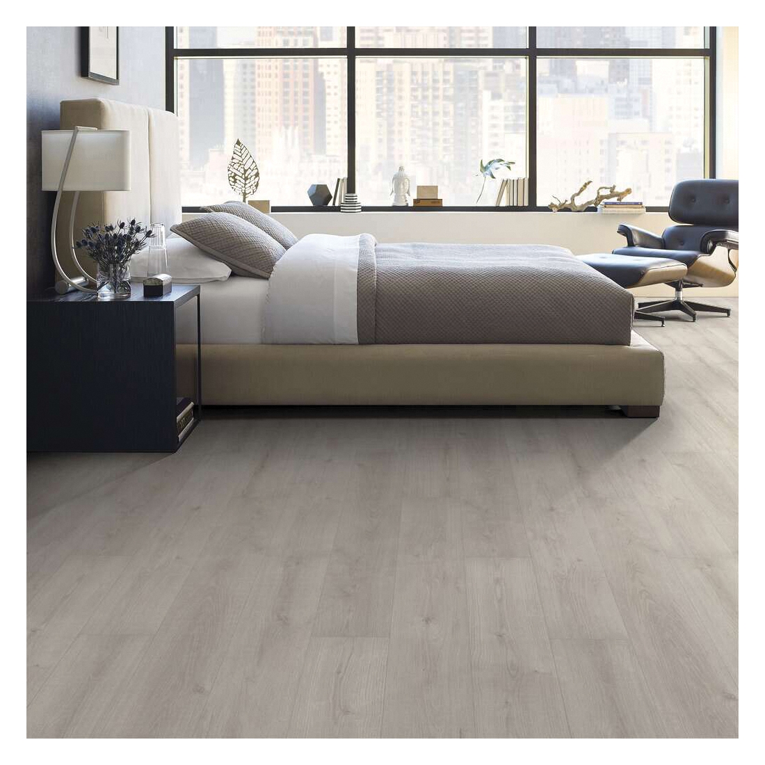 Shaw Floors Monarch Plus Versalock Laminate Series SL444-01024 Laminate Flooring, Lock N Place Profile, Wood, Eos - 4