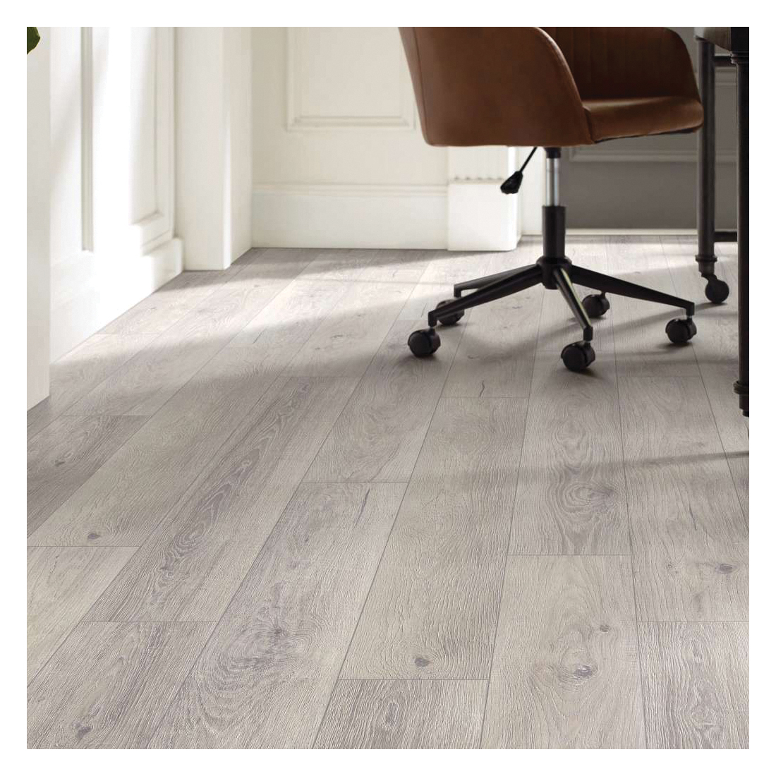 Shaw Floors Timeless Versalock Laminate Series SL447-01030 Laminate Flooring, Angle Tap Profile, Wood, Abstract, 8 in W - 3