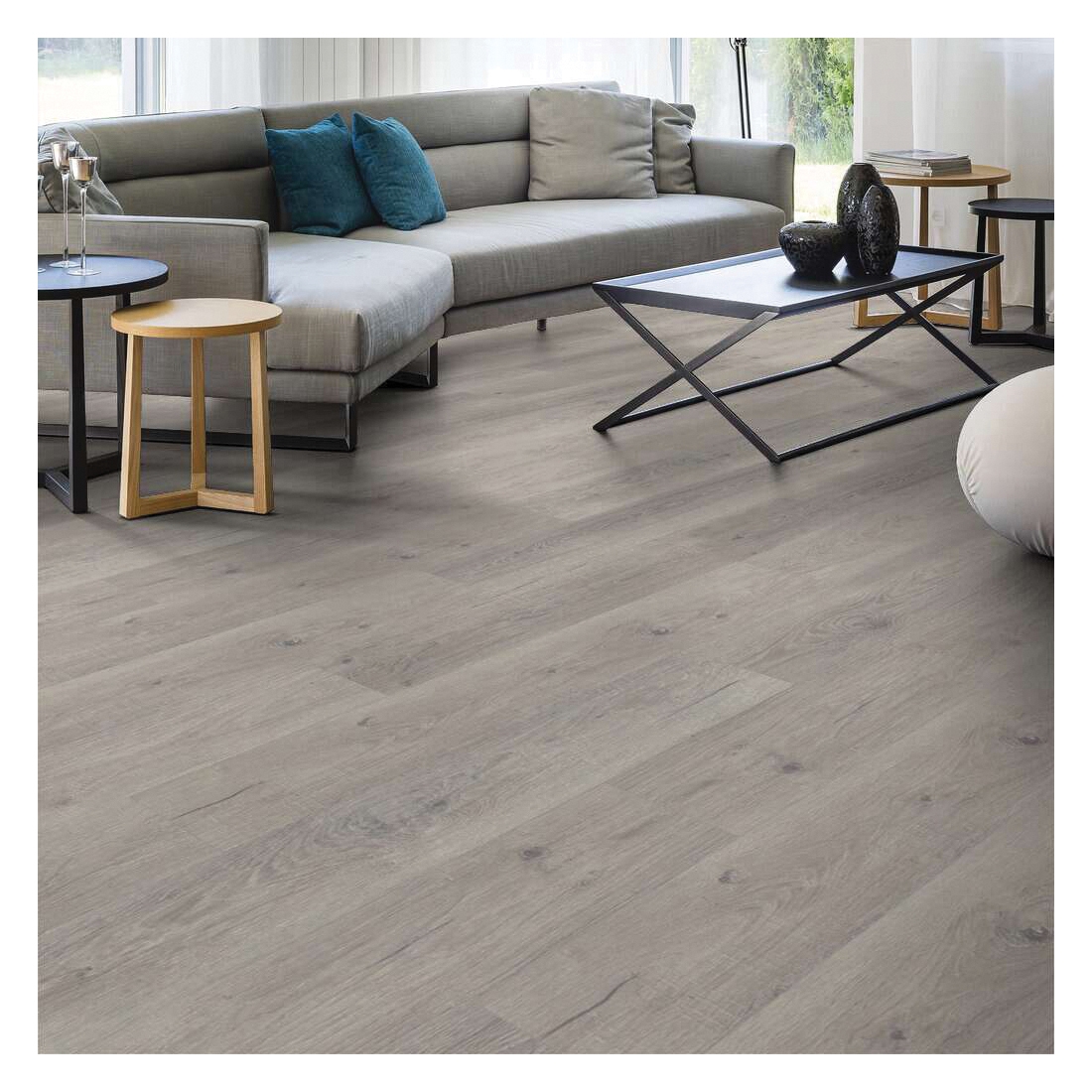 Shaw Floors Timeless Versalock Laminate Series SL447-01030 Laminate Flooring, Angle Tap Profile, Wood, Abstract, 8 in W - 5