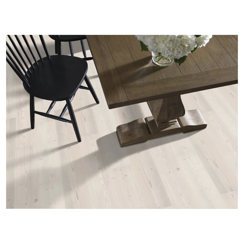 Shaw Floors Cadence Versalock Laminate Series SL449-01032 Laminate Flooring, Angle Profile, Wood, Paper White, 7.6 in W - 2