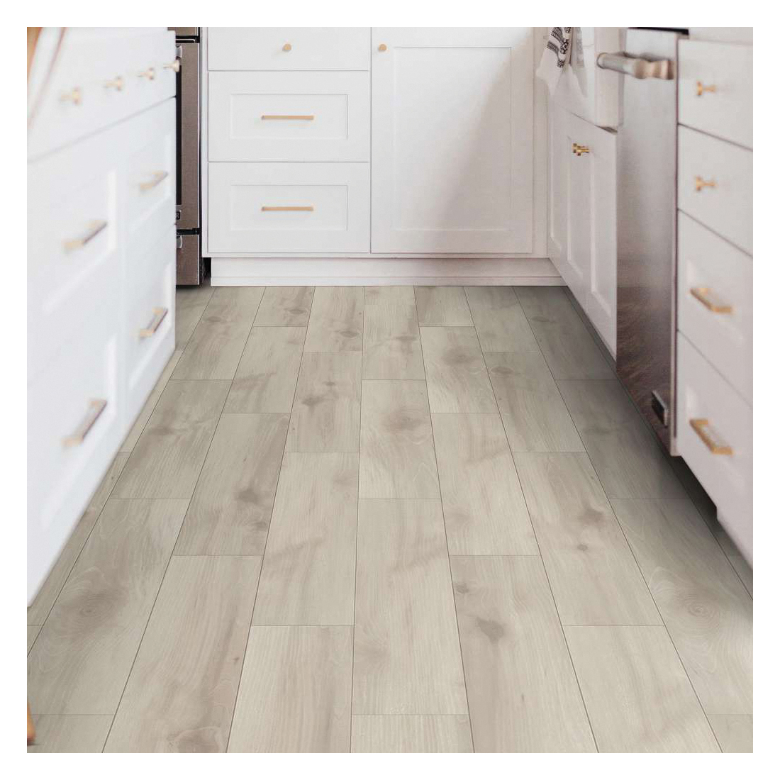 Shaw Floors Intrigue, Versalock Laminate Series SL448-01028 Laminate Flooring, Puttied Walnut, Lock N Place Profile - 3