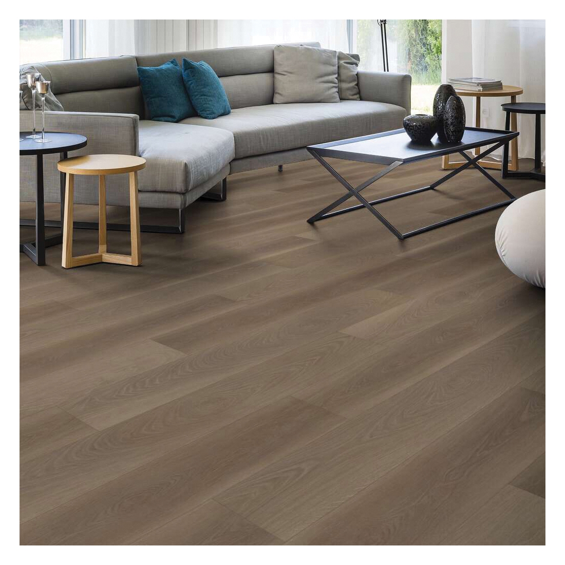 Shaw Floors Intrigue, Versalock Laminate Series SL448-01028 Laminate Flooring, Puttied Walnut, Lock N Place Profile - 5