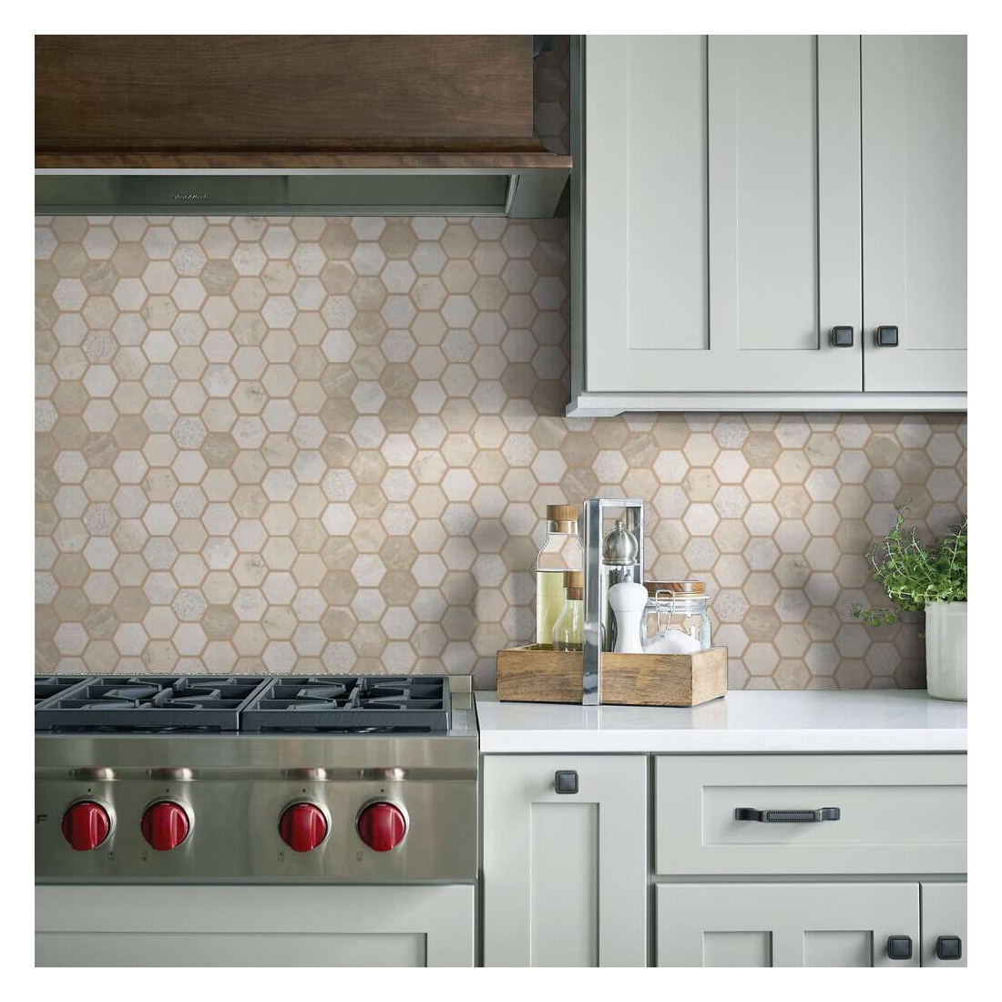 Shaw Floors Ceramic Solutions Boca Series CS81M-00210 Natural Stone Tile, 12.01 in L Tile, 12.01 in W Tile, Coastal - 5
