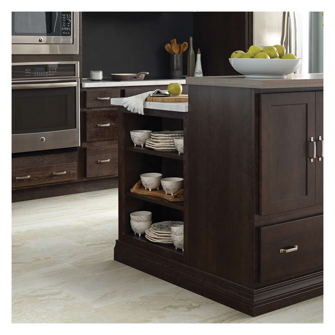 Shaw Floors Ceramic Solutions Genesis Series CS23V-00125 Porcelain Floor Tile, 12.99 in L Tile, 12.99 in W Tile, Ivory - 3
