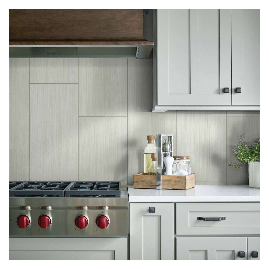 Shaw Floors Ceramic Solutions, Grand Strands Series CS84W-00100 Porcelain Floor Tile, 23.87 in L, 11.87 in W, Gossamer - 5