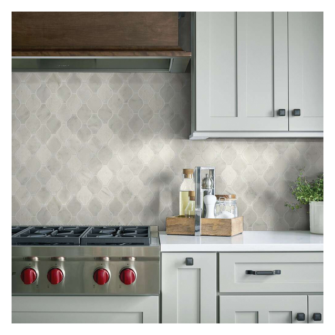 Shaw Floors Ceramic Solutions Boca Series CS27X-00100 Natural Stone Tile, 12.01 in L Tile, 12.01 in W Tile, White Water - 5