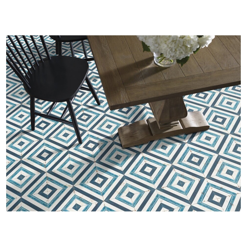 Shaw Floors Ceramic Solutions, Islander Series CS50Z-00410 Porcelain Floor Tile, 7.83 in L Tile, 7.83 in W Tile - 2