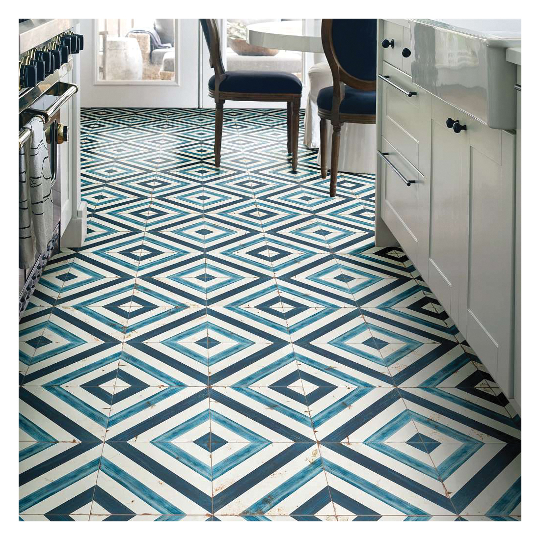 Shaw Floors Ceramic Solutions, Islander Series CS50Z-00410 Porcelain Floor Tile, 7.83 in L Tile, 7.83 in W Tile - 3
