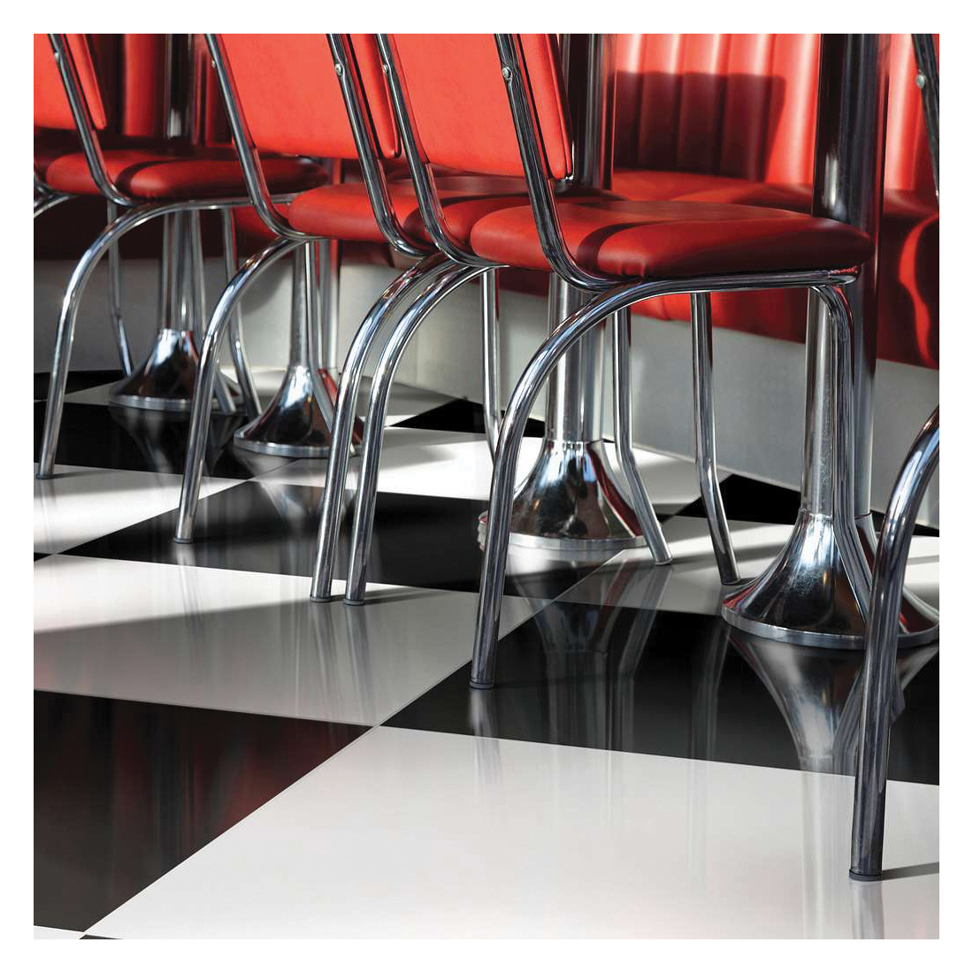 Shaw Floors Ceramic Solutions Diva Series CS03V-00100 Porcelain Floor Tile, 11.73 in L Tile, 11.73 in W Tile, White - 3
