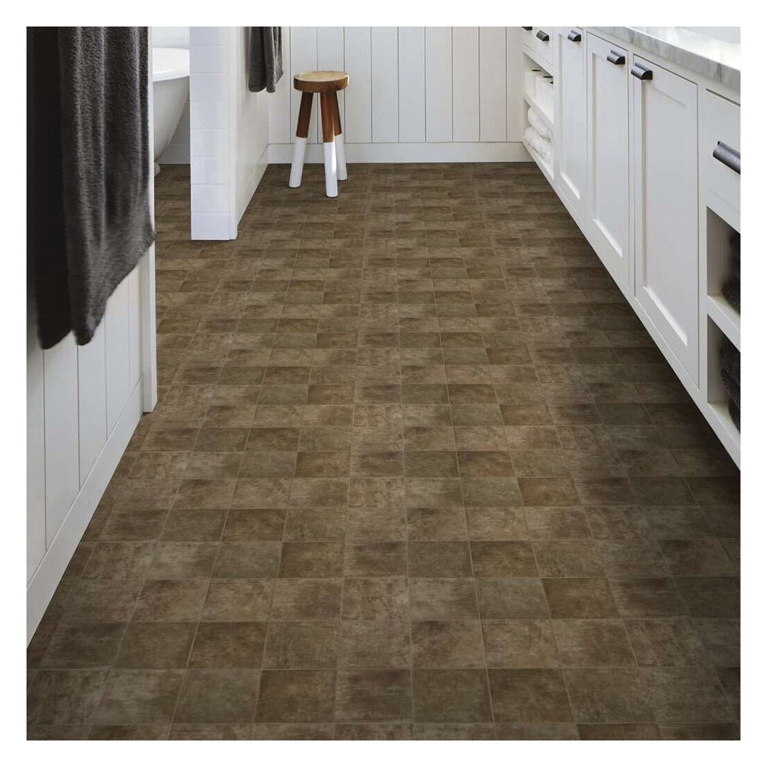 Shaw Floors Resilient Residential Prometheus Series 0612V-00713 Flooring Sheet, 12 ft W Roll, 0.1 in Thick Total - 4