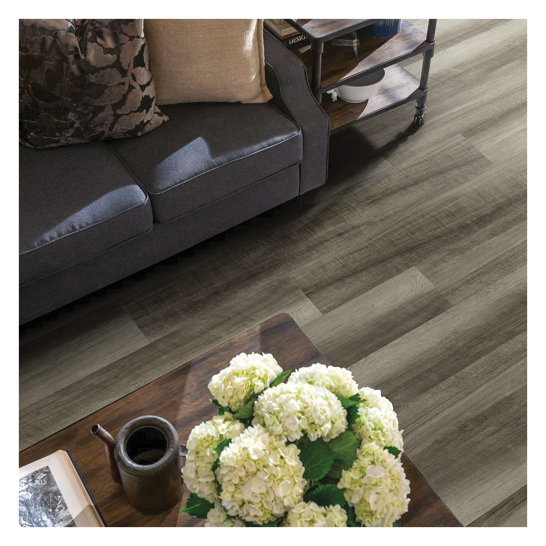 Shaw Floors Frontier Plus Series 5M400-00591 Flooring Plank, 48 in L, 7 in W, Vinyl, Grand Traverse - 3