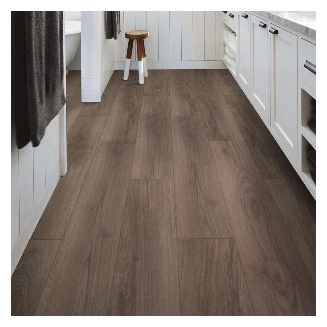 Shaw Floors Floorte, Classic, Tivoli Plus Series 0845V-00146 Flooring Plank, Pino, 48 in L, 7 in W, Accent Bevel Edge - 4