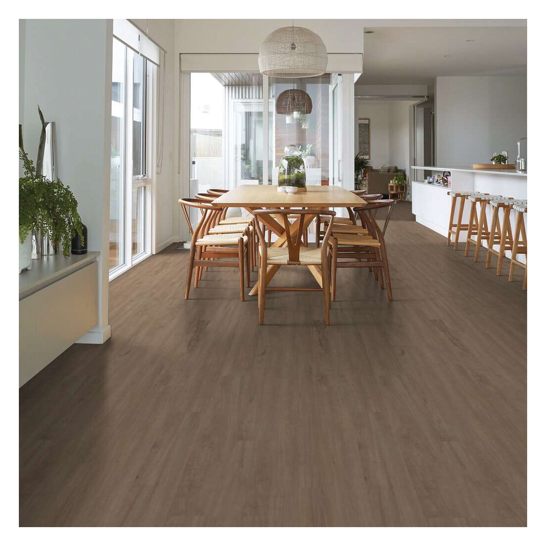 Shaw Floors Floorte Pro, Anvil Plus 20 MIL Series 2357V-00295 Flooring Plank, Chatter Oak, 48 in L, 7 W, Vinyl - 4