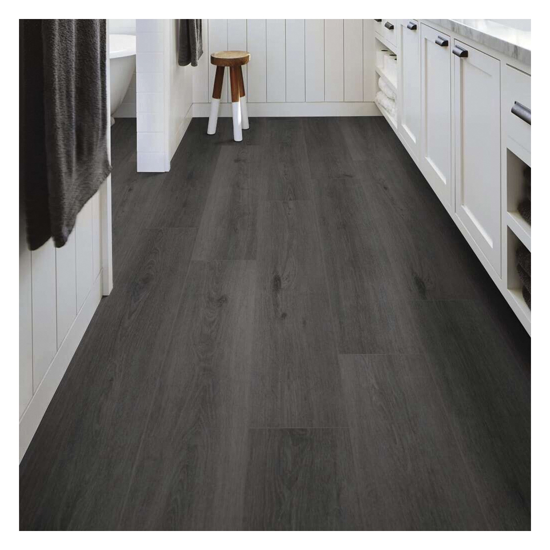 Shaw Floors Floorte Pro, Paragon Series 1020V-00913 Flooring Plank, Whitefill Oak, 48 in L, 7 in W, Accent Bevel Edge - 3