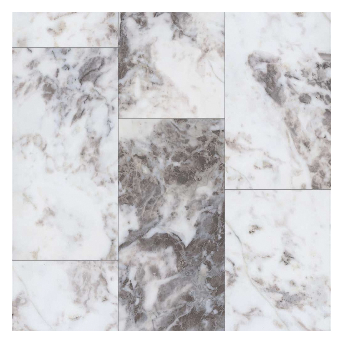 Shaw Floors Paragon Tile Plus, Floorte Pro Series 1022V-01108 Vinyl Tile, Ibizia, 24 in L Tile, 12 in W Tile - 1