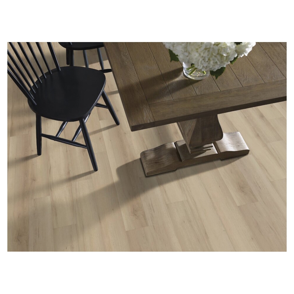 Shaw Floors One Plus Series VV585-05043 Flooring Plank, 48 in L, 6 in W, Micro Bevel Edge, Vinyl, Woodbury Maple - 2