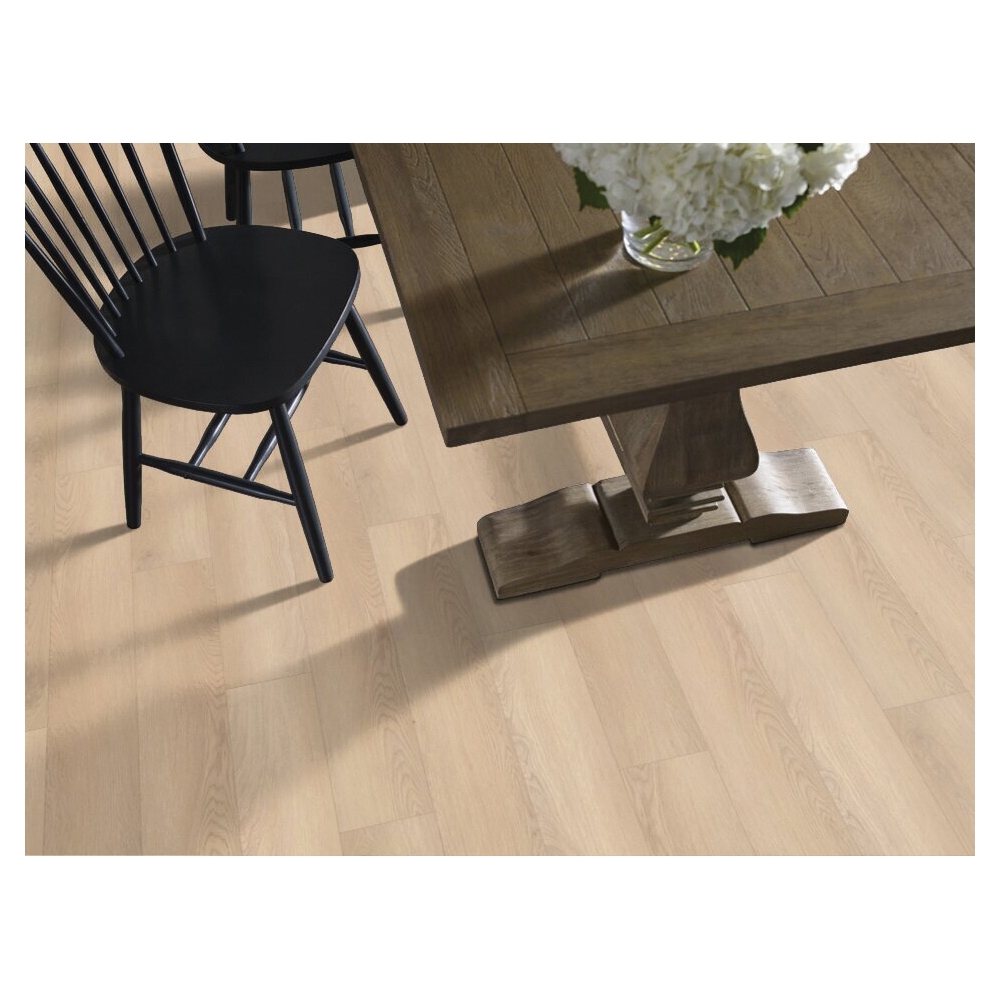 Shaw Floors Floorte Pro, Paladin Plus Series 0278V-01056 Flooring Plank, Driftwood, 48 in L, 7 in W, Accent Bevel Edge - 1