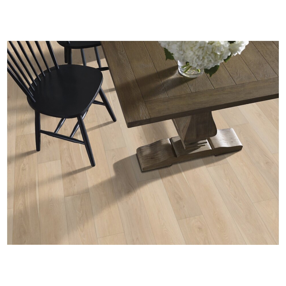 Shaw Floors Floorte, Classic, Pantheon HD Series 1051V-01098 Flooring Plank, Alabaster, 48 in L, 7 in W, Vinyl - 2