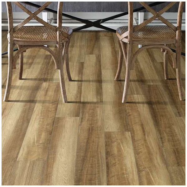 Shaw Floors Floorte Classic, Valore Plus Series 2545V-00203 Flooring Plank, Malt, 48 in L, 6 in W, Micro Bevel Edge - 4