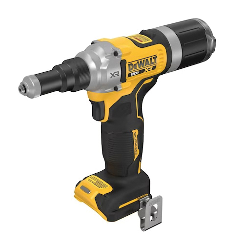 DEWALT 20V MAX XR DCF414B Rivet Tool, Tool Only, 20 VDC, 3/16, 15/64, 1/4 in Dia Rivet, 4500 lbf Rivet Setting Force - 2